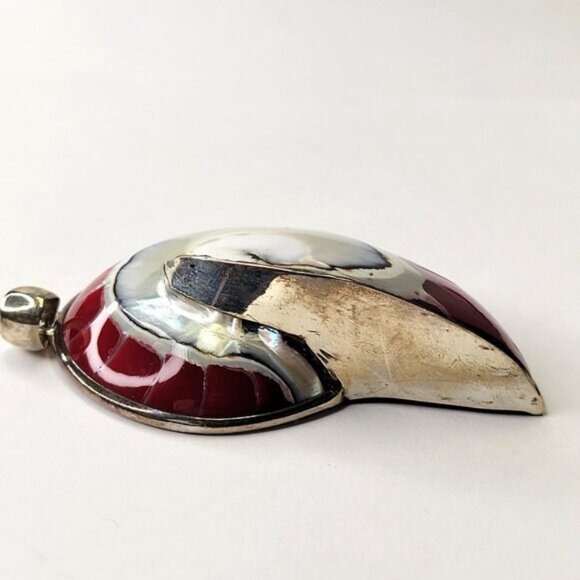 Nautilus Shell Pendant Sterling Silver 925 - Picture 11 of 15